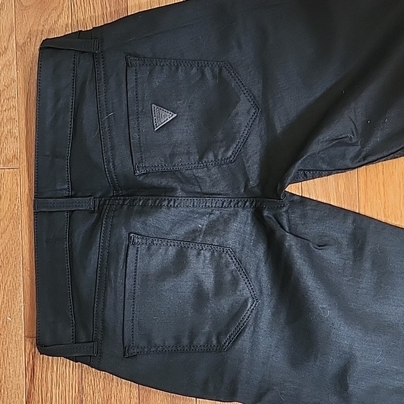 GUESS low rise Power Skinny Black Jeans - Picture 5 of 5